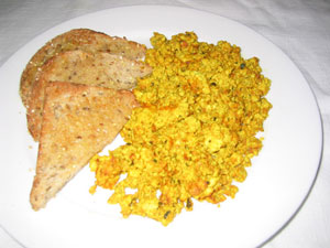 scrambled tofu