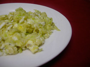 Zucchini and Scrambled Egg