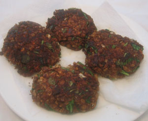 Mediterranean Lentil Burgers