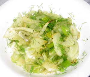 roasted fennel salad