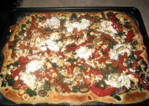 greek pizza