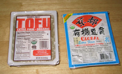 Tofu packaging