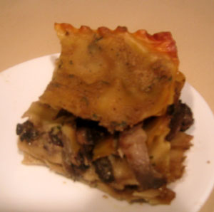 mushroom lasagna