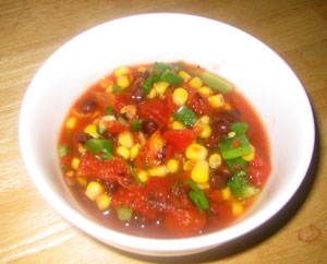 black bean and corn salsa