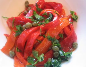 roasted peppers
