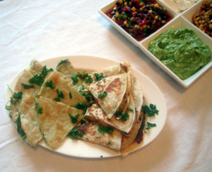 quesadillas