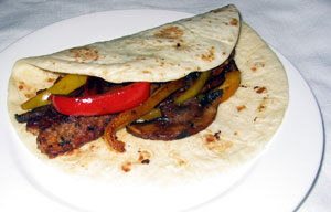 tempeh fajita