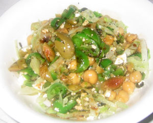 Peppers and Olives Salad