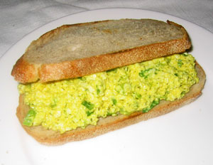 tofu egg salad