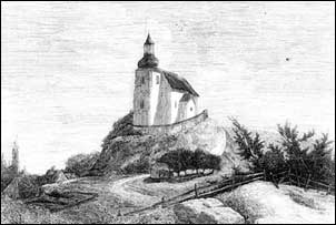 Kosci� w Go�onogu. Drzeworyt sztorcowy pochodz�cy z �Tygodnika Ilustrowanego� z 1862 roku.