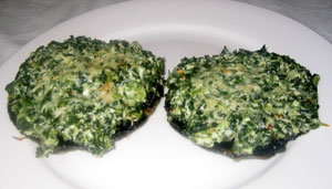 spinach stuffed mushrooms