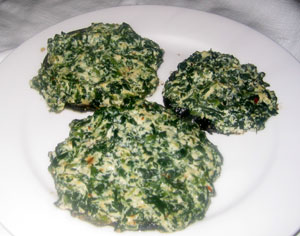 vegan spinach stuffed mushrooms