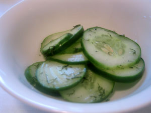 cucumber and dill